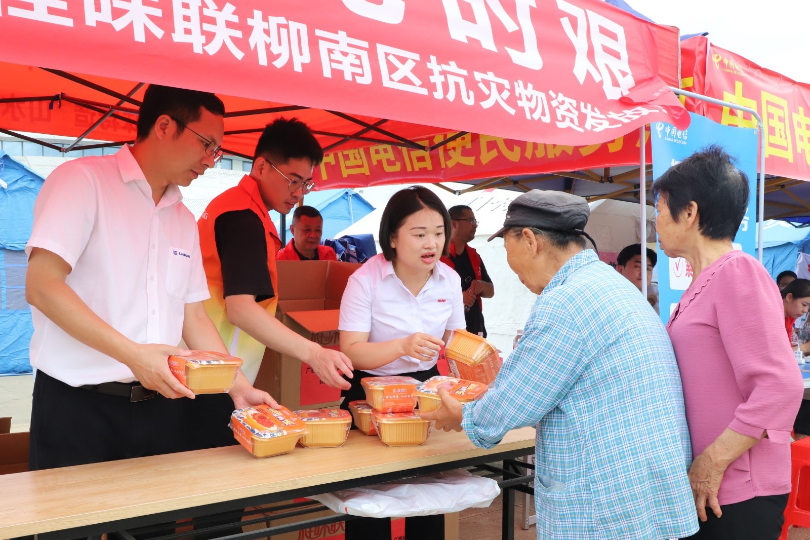 柳工集團(tuán)食品投資公司馳援柳州地震災(zāi)區(qū)